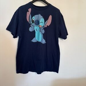 Disney Blue Stitch Short Sleeve Tee
